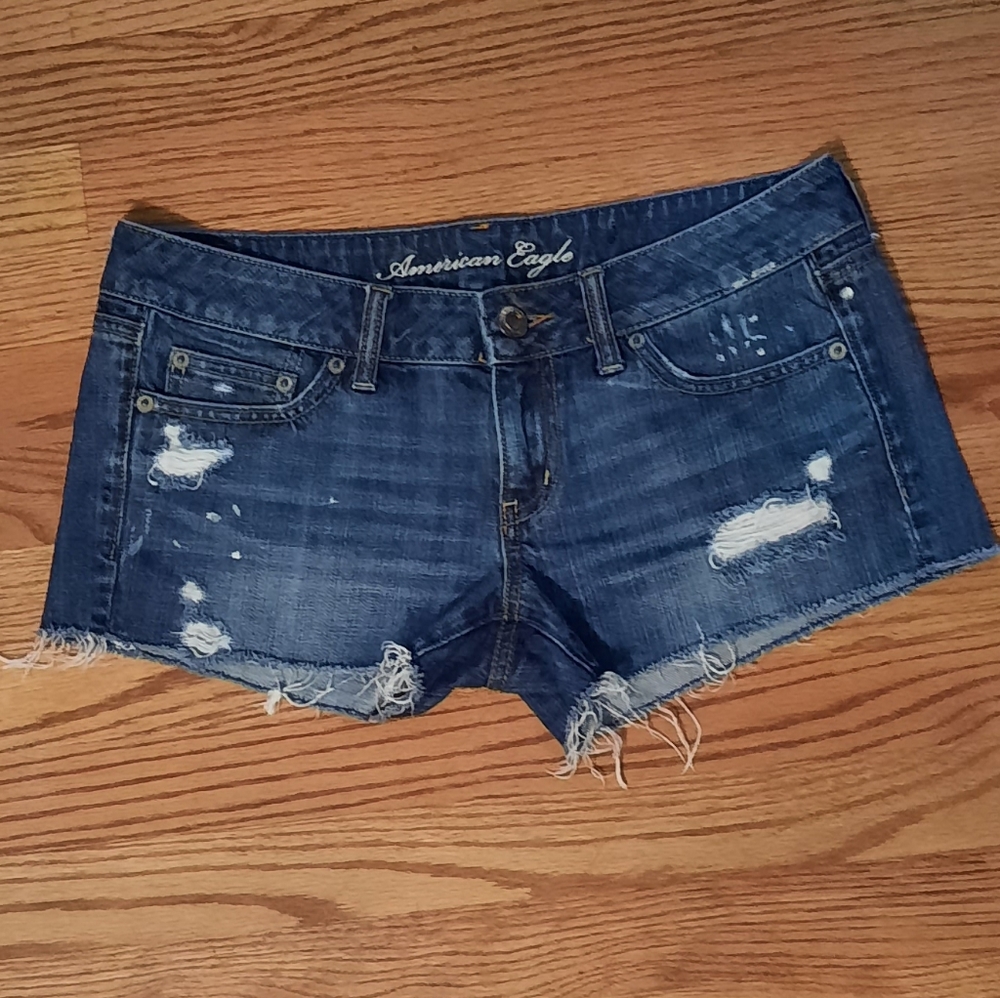 American eagle jean shorts